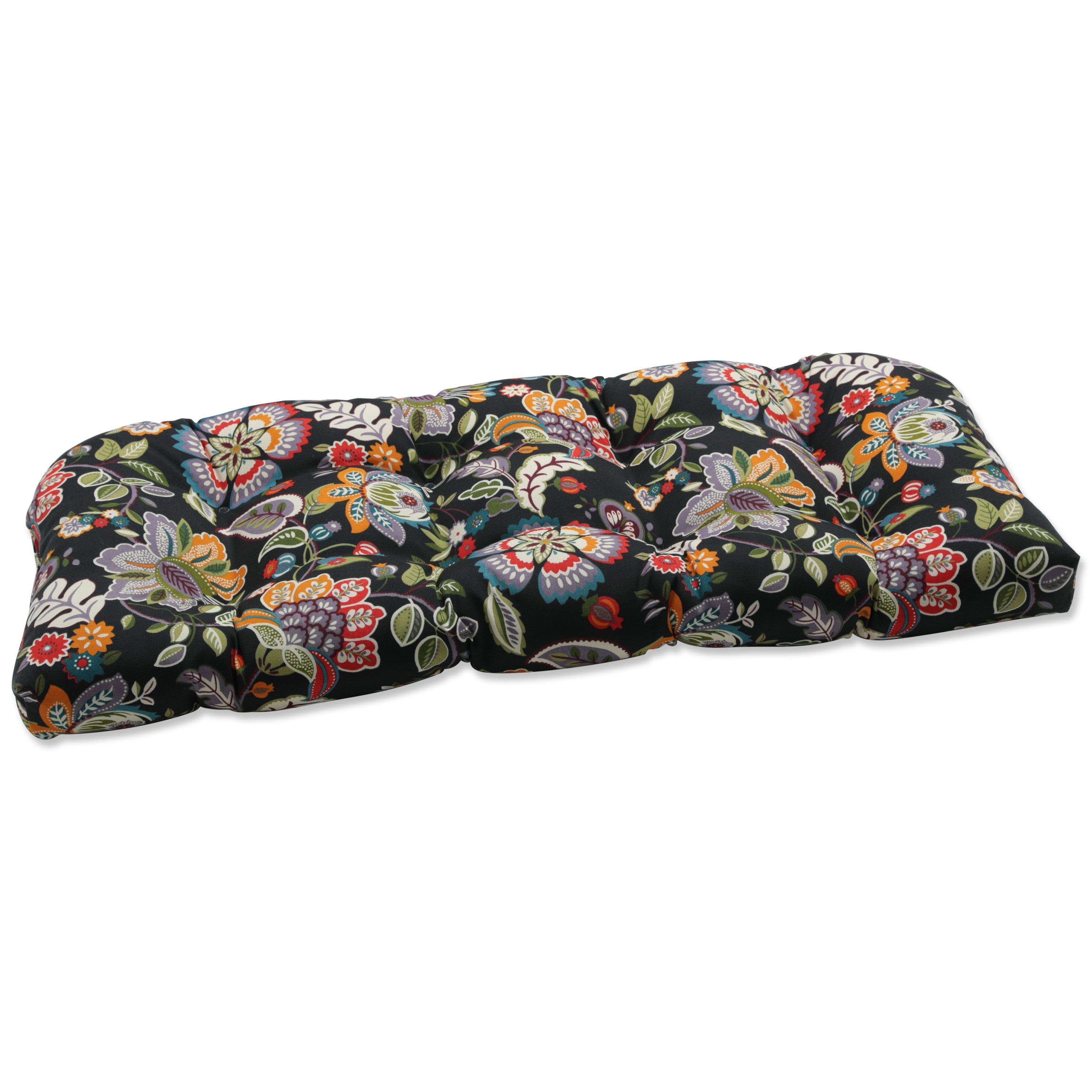 Telfair Midnight Wicker Loveseat Cushion