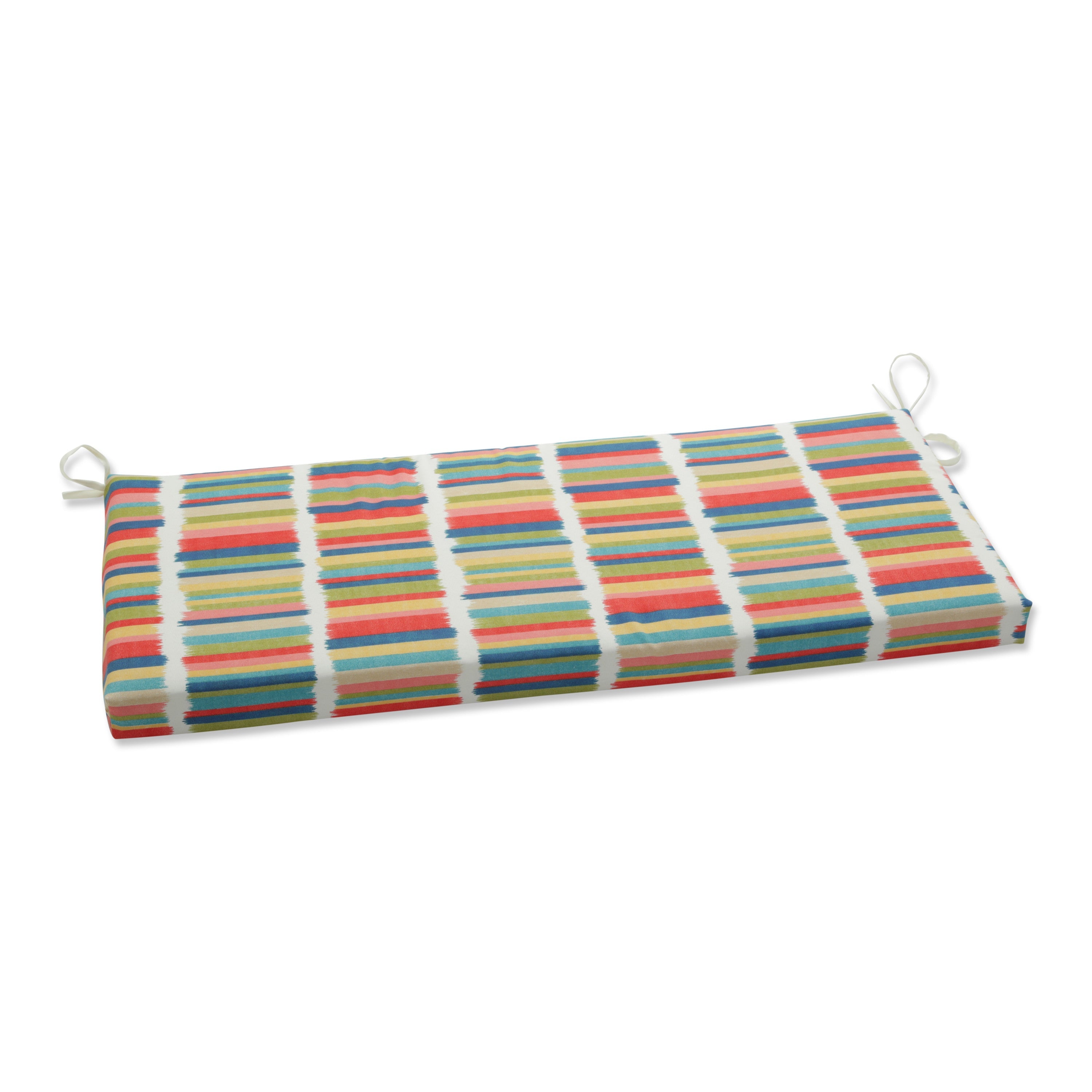 Solar Stripe Fruit Punch Bench Cushion