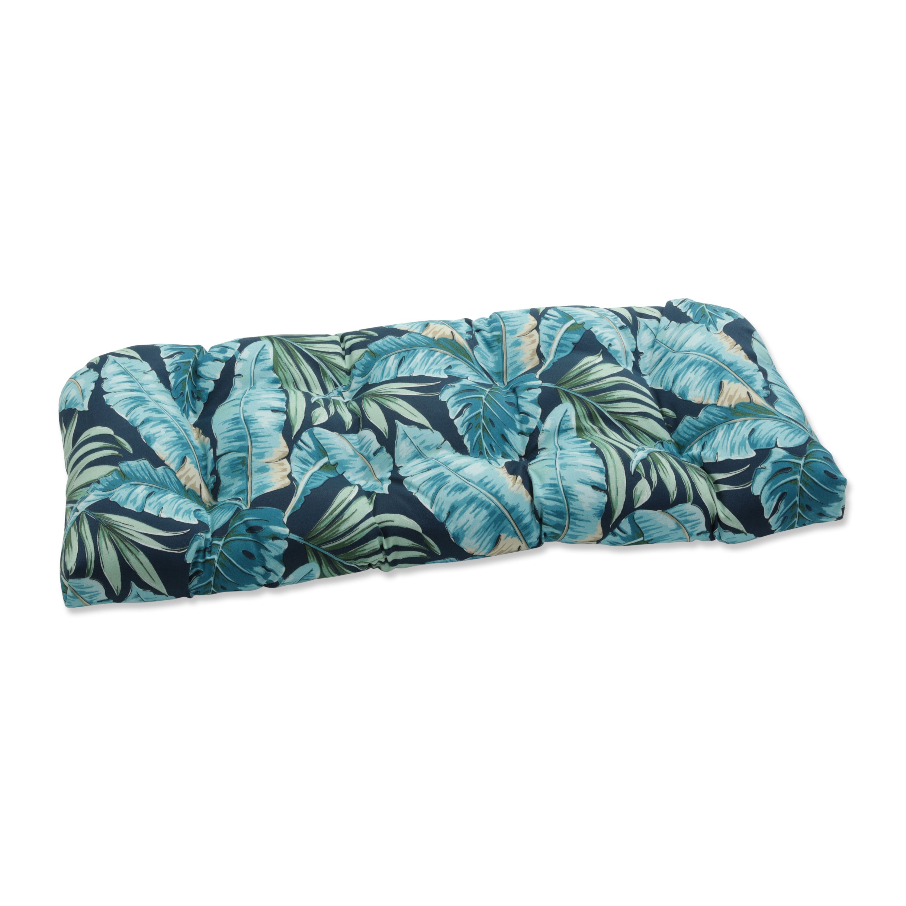 Tortola Midnight Blue Wicker Loveseat Cushion