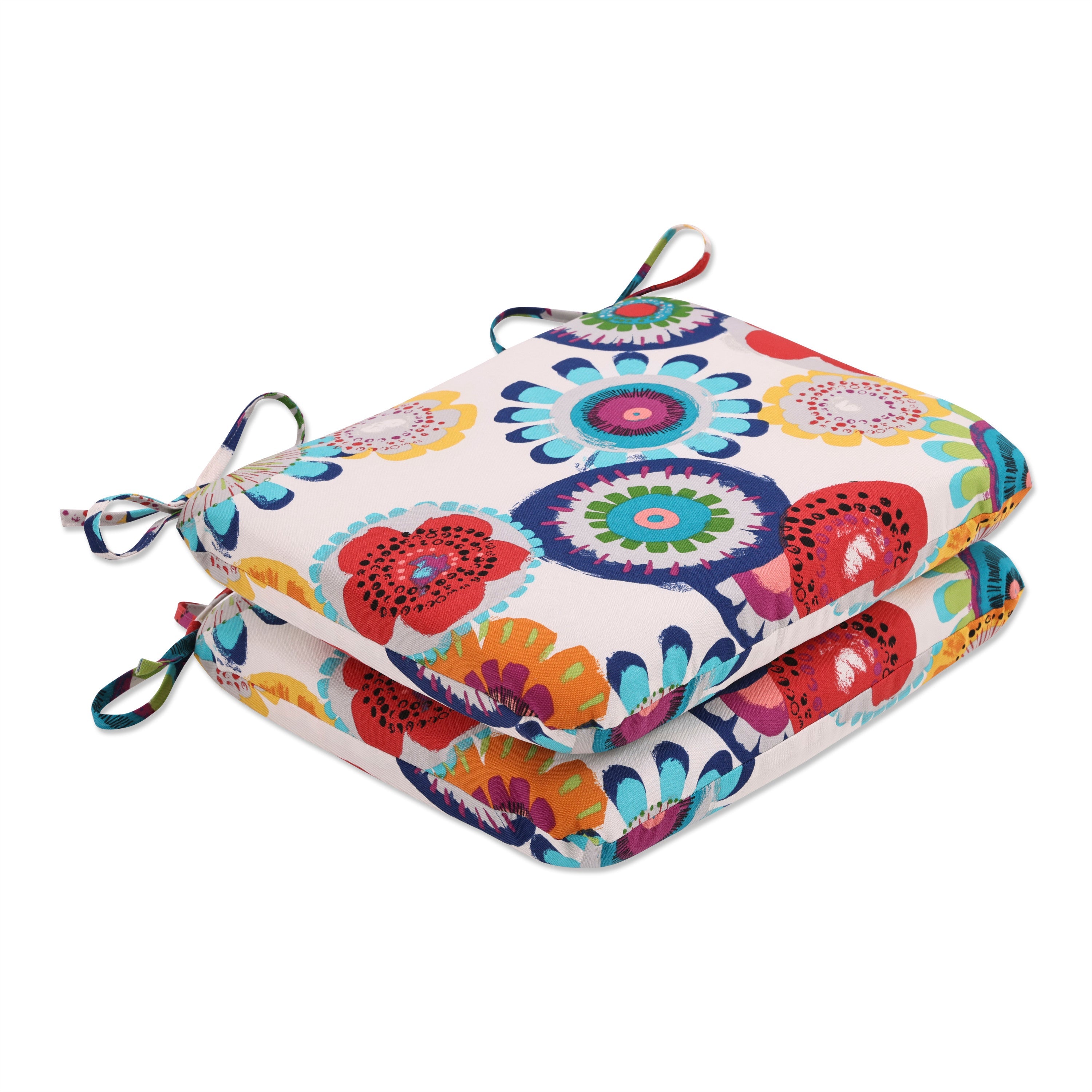 Crosby Confetti Rounded Corners Seat Cushion (Set Of 2)