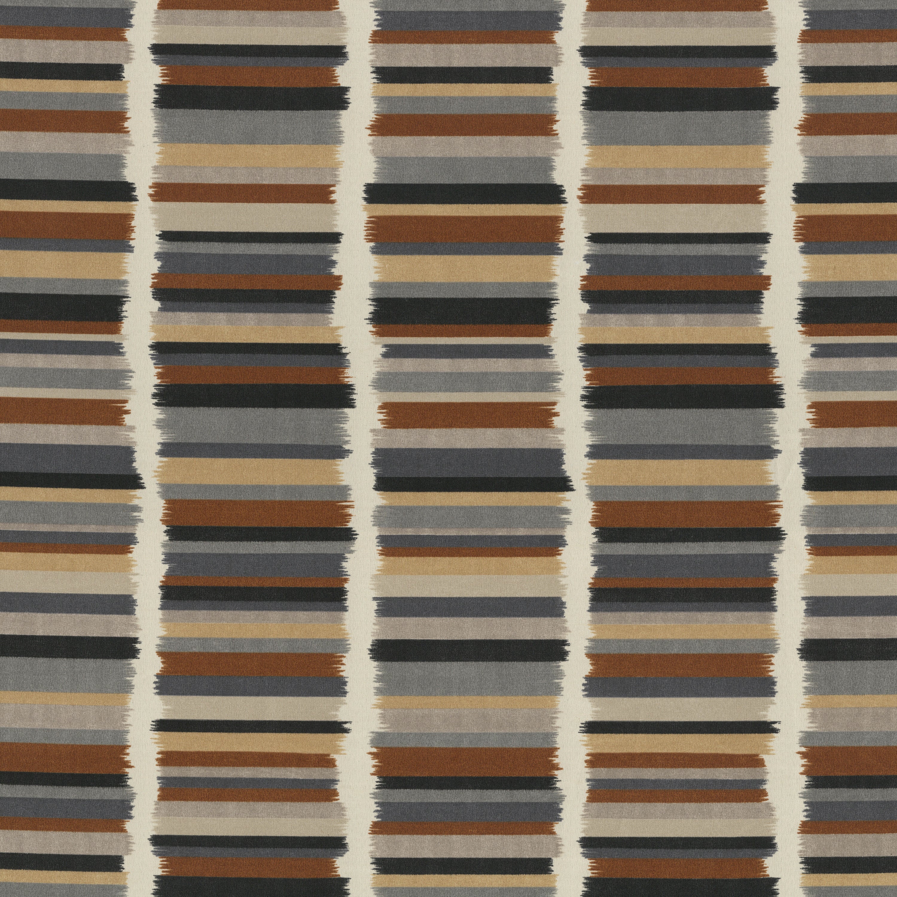 Solar Stripe Ebony Fabric