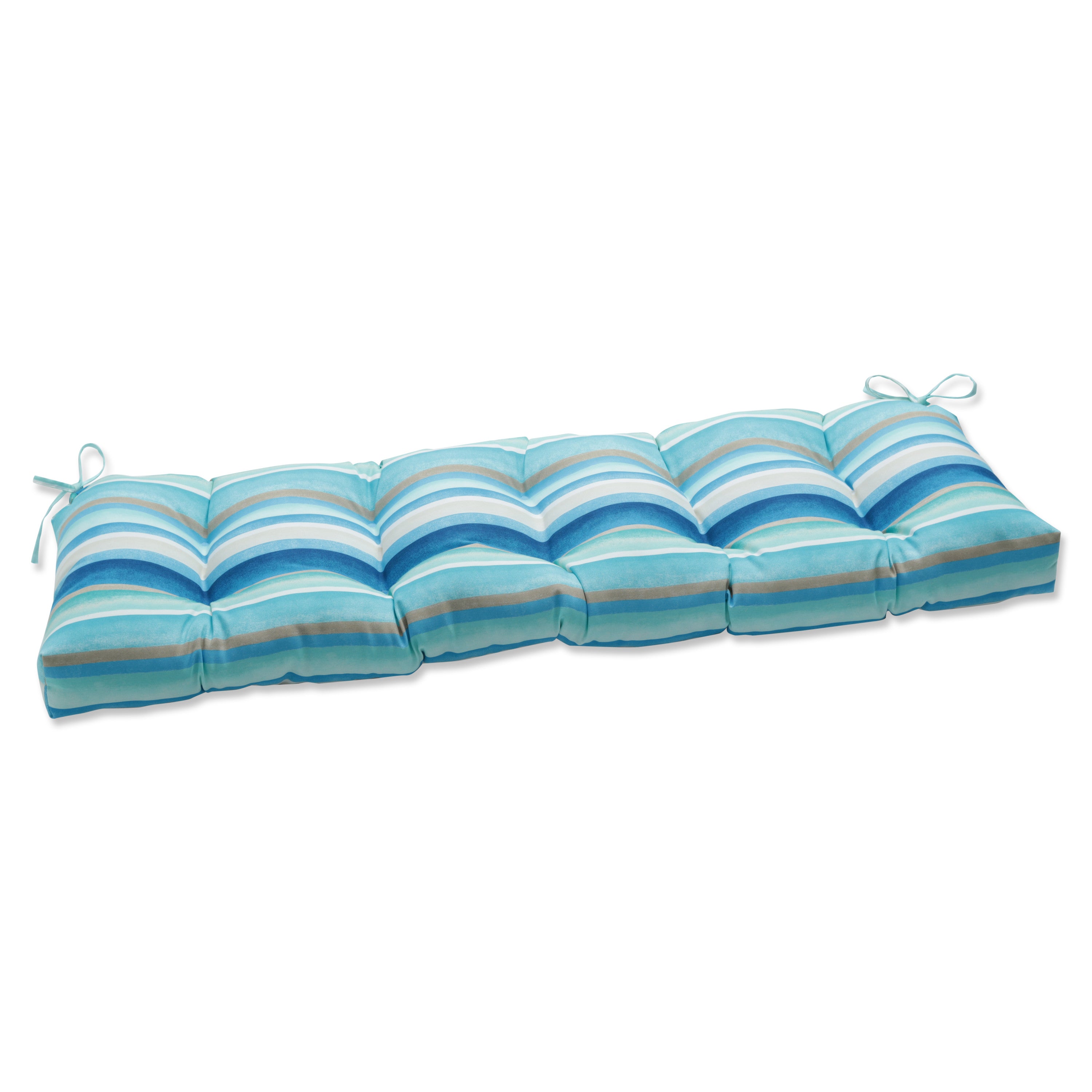 Dina Seaside Blue 60" Blown Bench