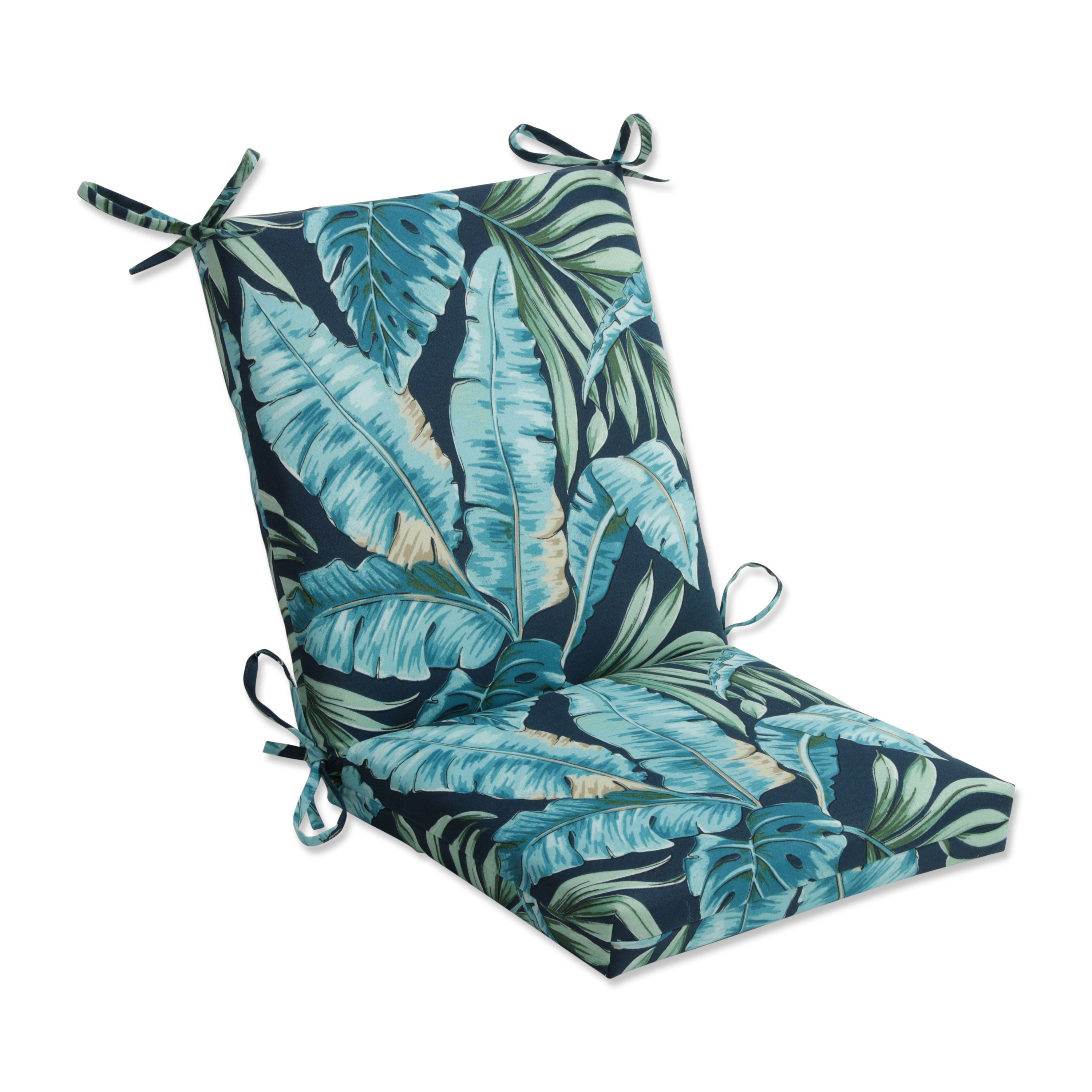 Tortola Midnight Blue Squared Corners Chair Cushion