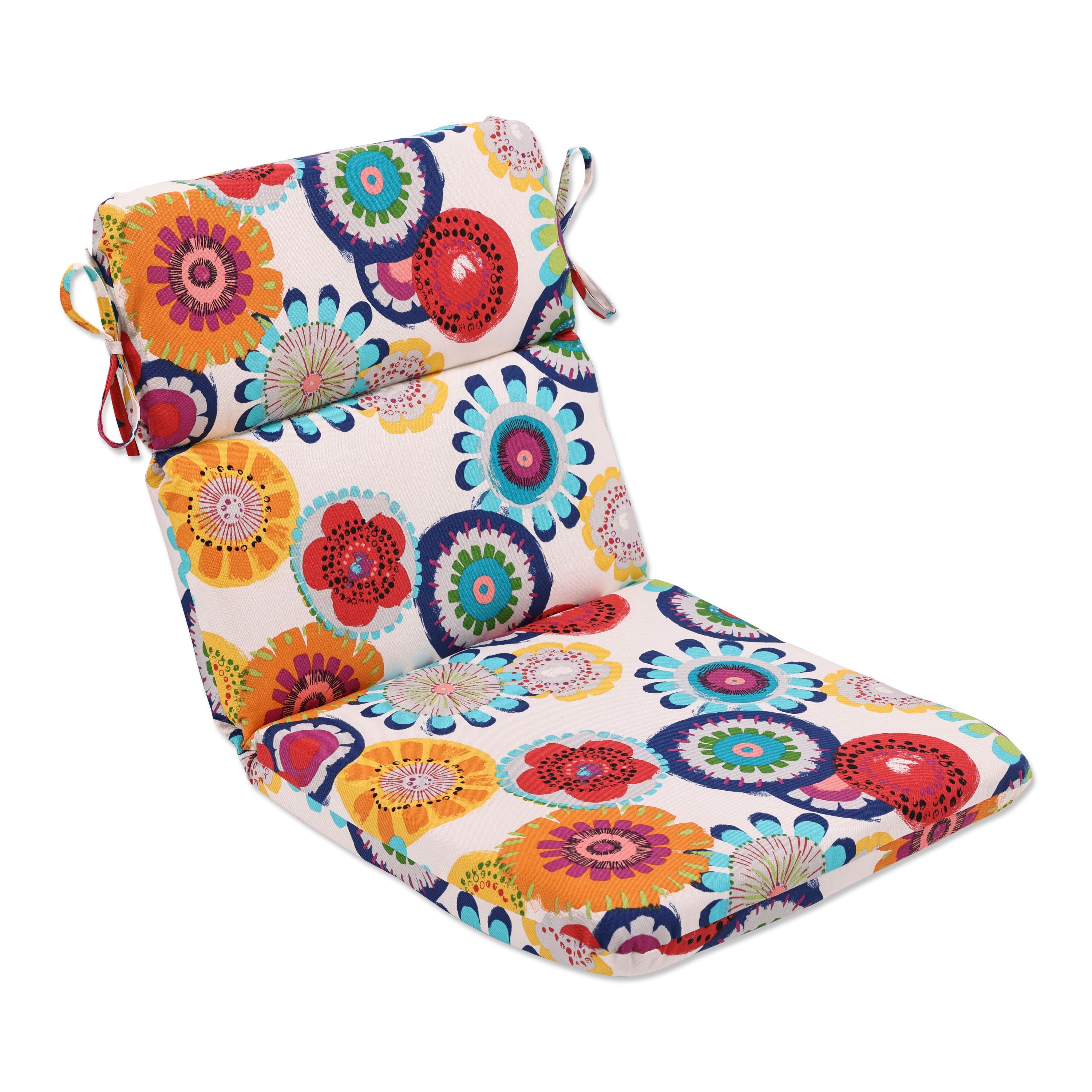 Crosby Confetti Rounded Corners Chair Cushion