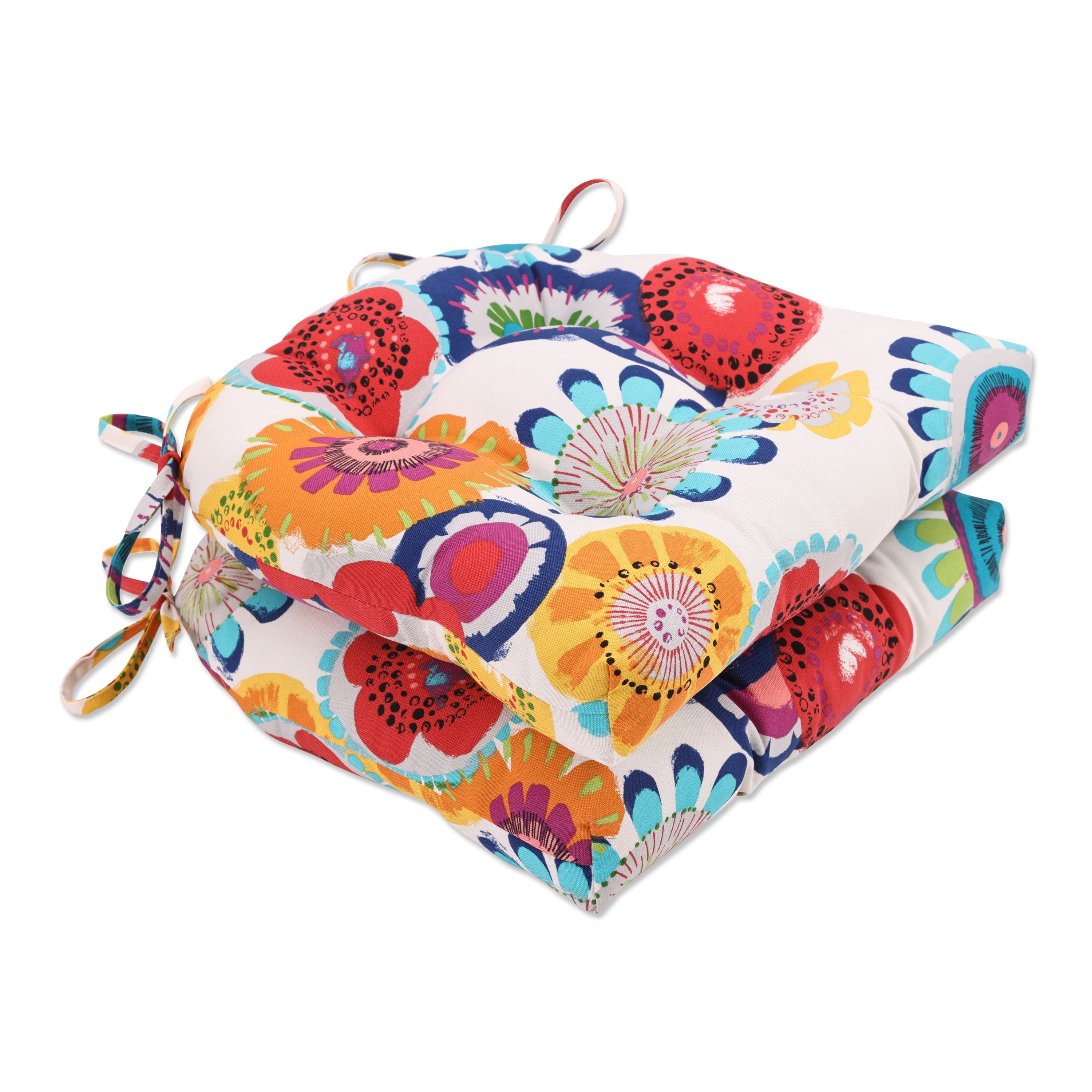 Crosby Confetti Reversible Chair Pad (Set Of 2)