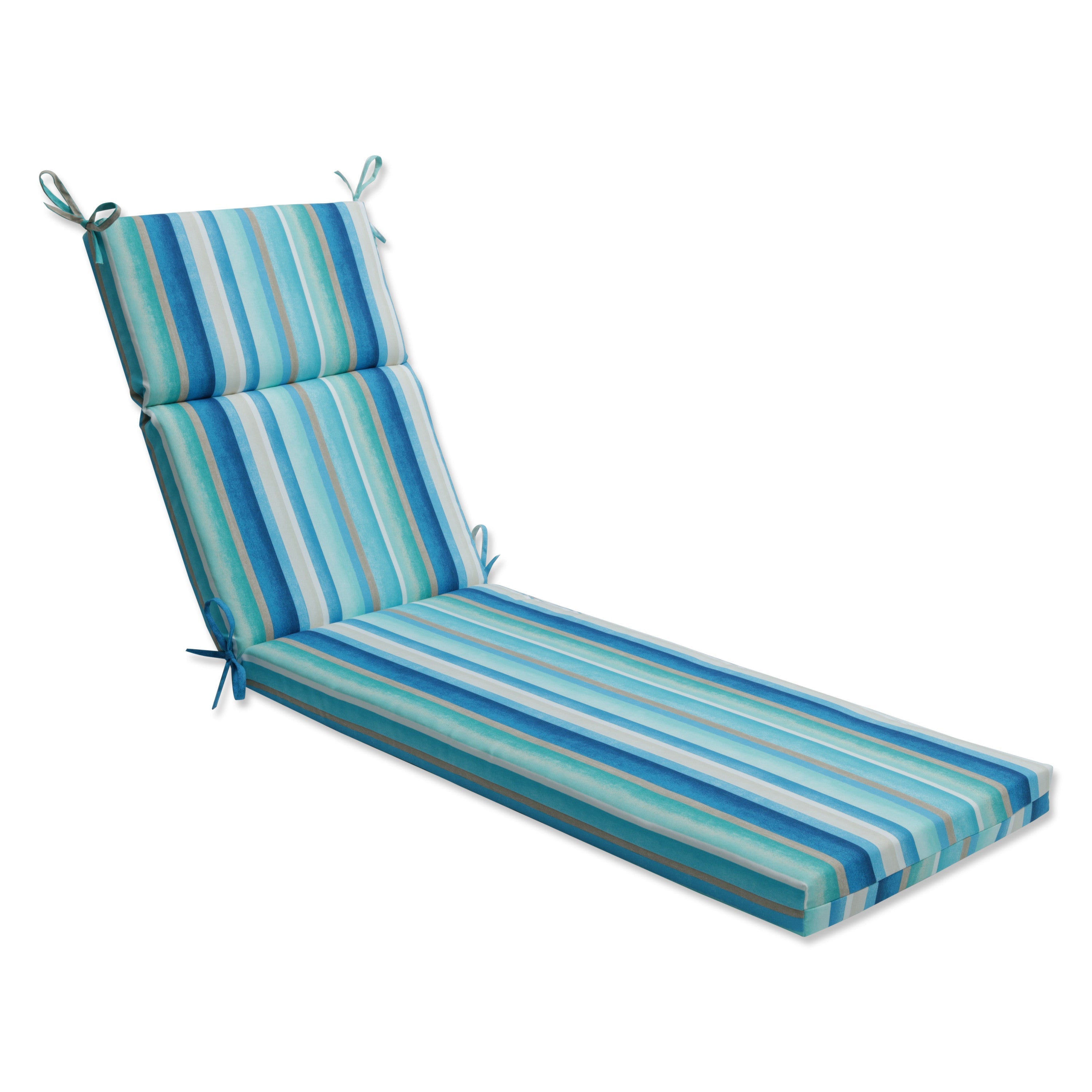 Dina Seaside Blue Chaise Lounge Cushion