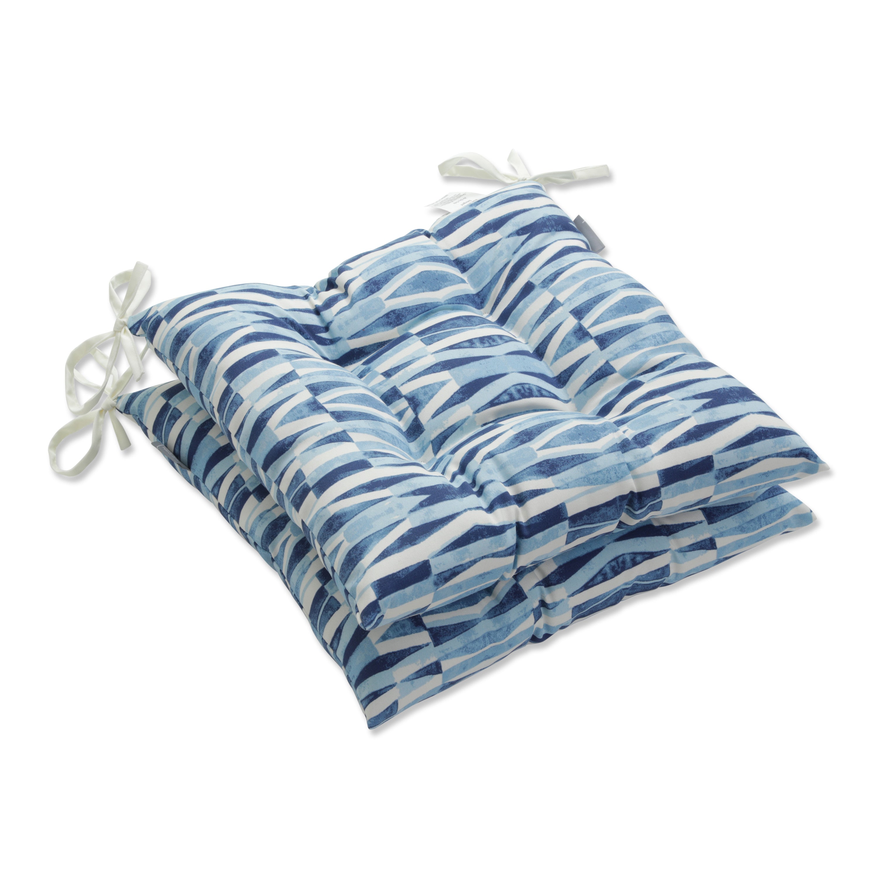 Nevis Waves Sailor Tufted Seat Cushions
