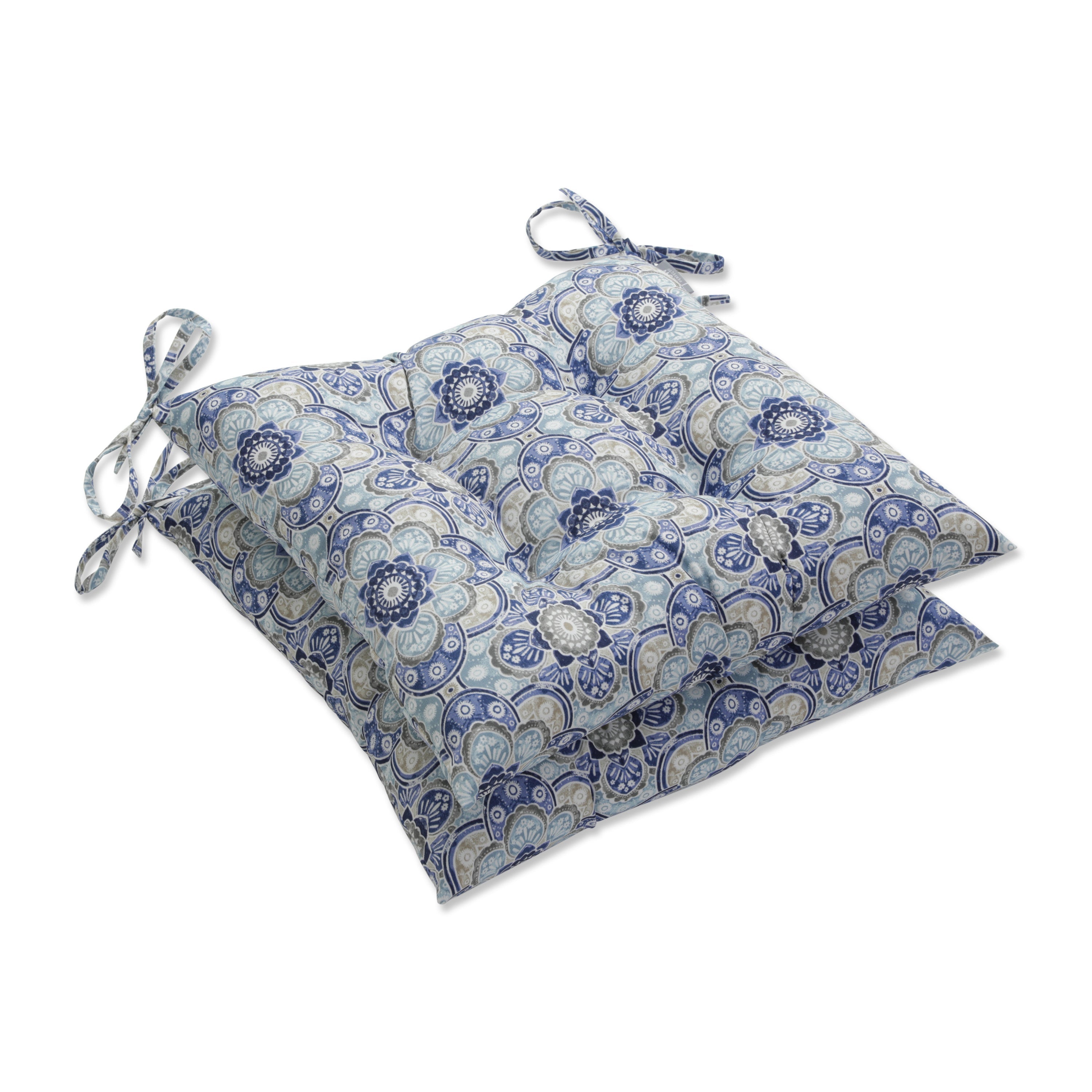 Keyzu Medallion Mariner Tufted Seat Cushions