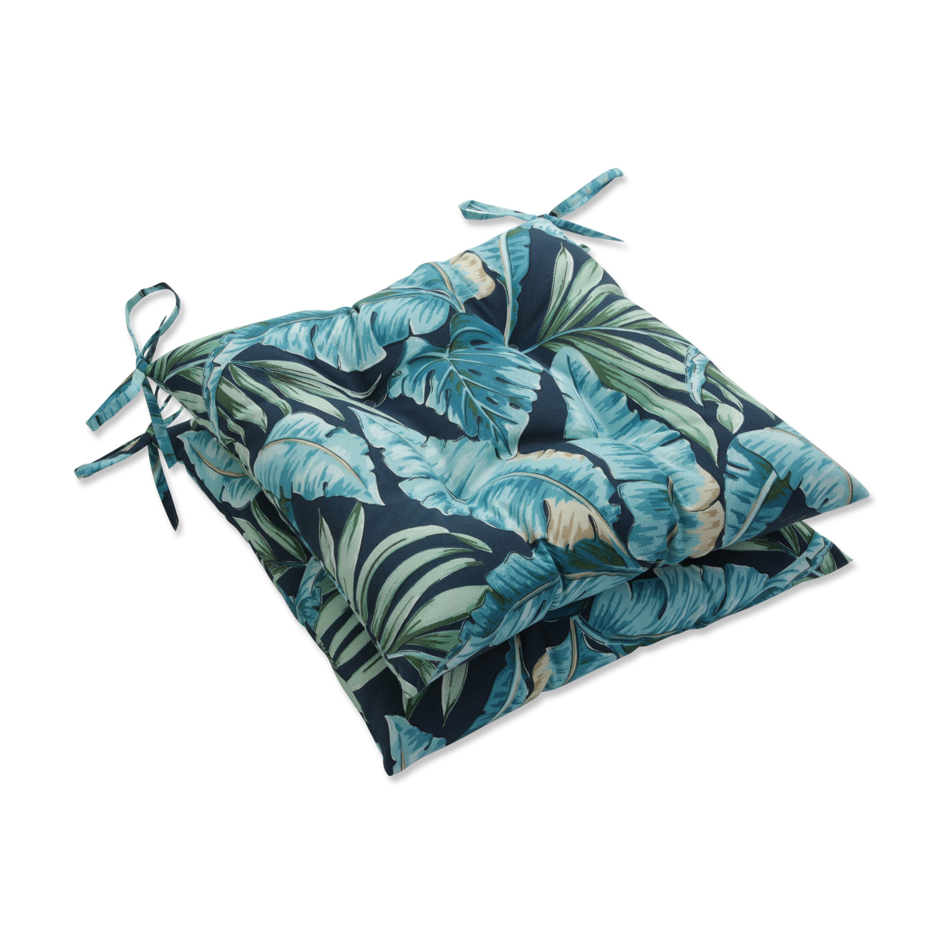 Tortola Midnight Blue Tufted Seat Cushions